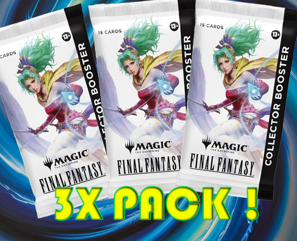 3x Magic The Gathering: Final Fantasy Collector Booster Packs