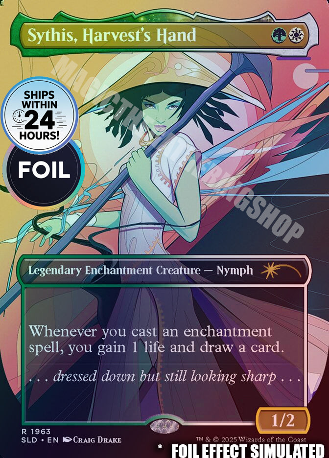 Sythis, Harvest's Hand ✨FOIL✨ (SLD) #1963 · Rare