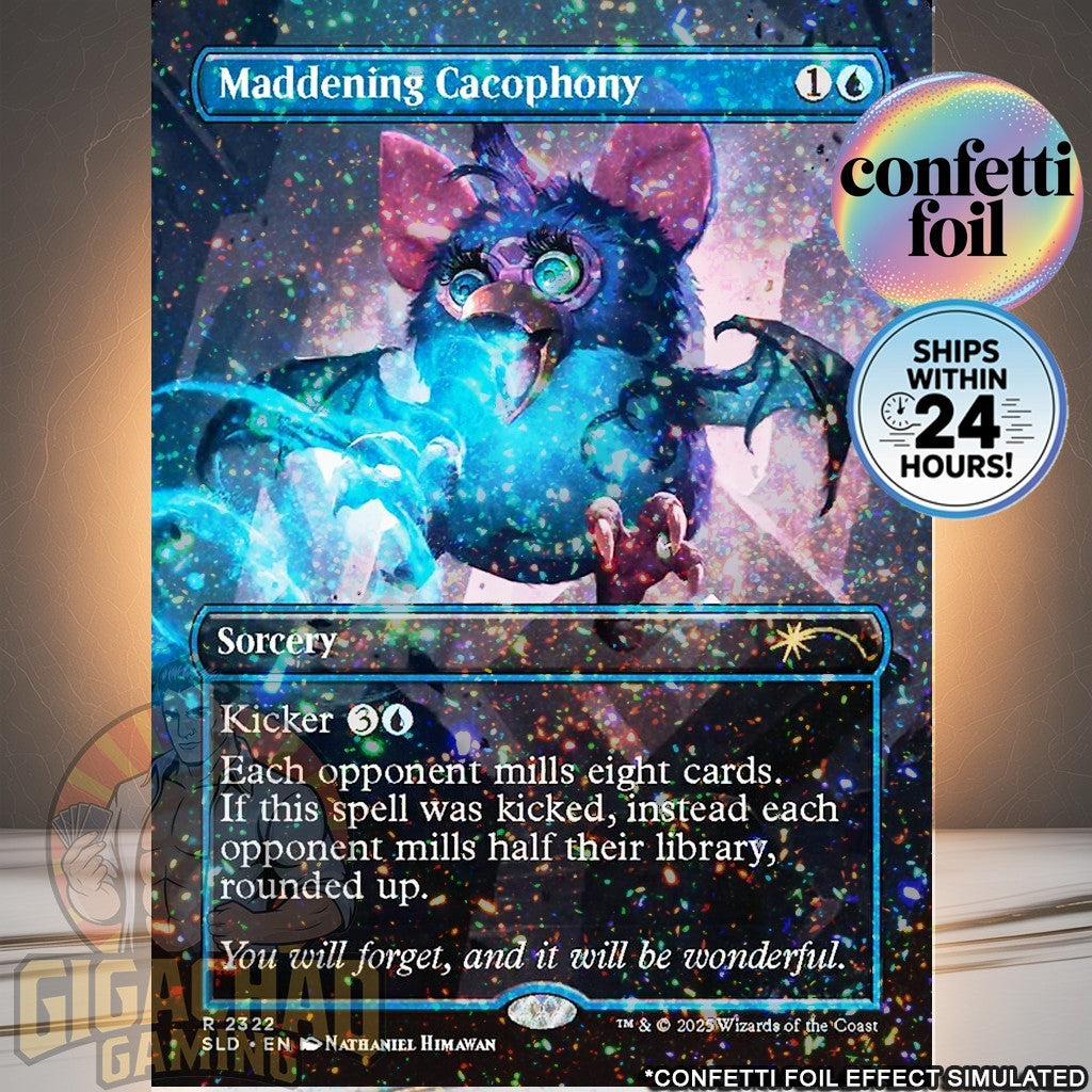 Maddening Cacophony✨CONFETTI FOIL✨(Kirby Secret Lair) MTG