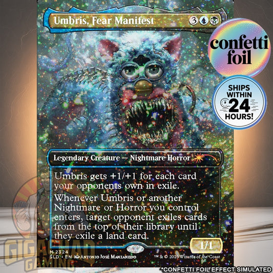 Umbris, Fear Manifest #2324✨CONFETTI FOIL✨(Kirby Secret Lair) MTG