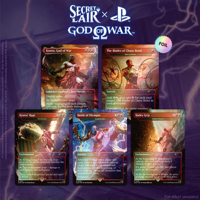 Secret Lair x God of War: Greek - Traditional Foil Edition - Secret Lair Drop Series (SLD)