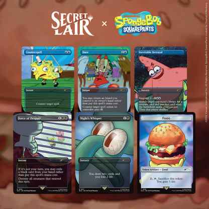 Secret Lair X Spongebob Squarepants (COMPLETE SET)