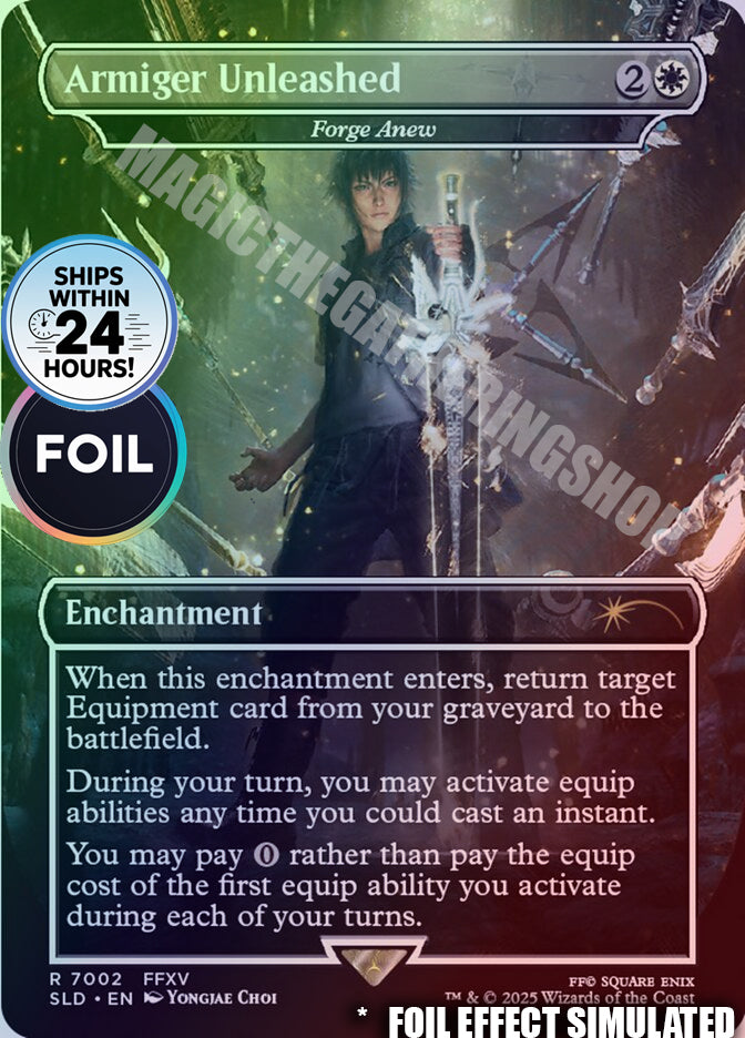 Armiger Unleashed (Forge Anew)✨FOIL✨ (SLD) #7002 ·  RARE