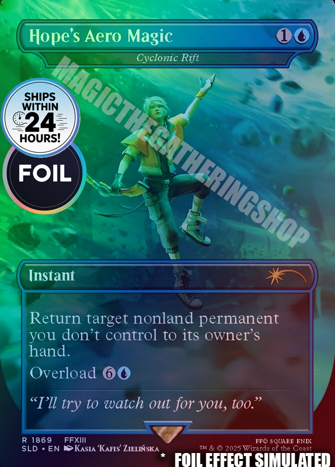 Hope's Aero Magic (Cyclonic Rift) ✨FOIL ✨  (SLD) #1869· Rare