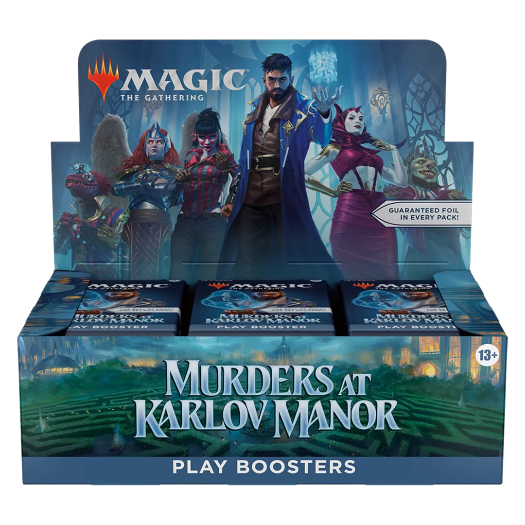 MURDERS AT KARLOV MANOR PLAY BOOSTER BOX DISPLAY
