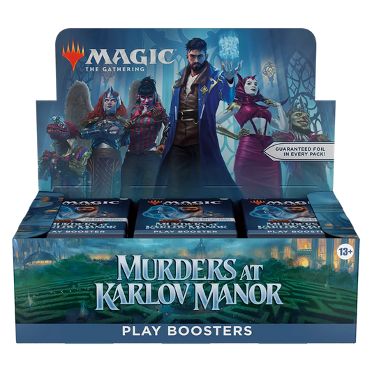 MURDERS AT KARLOV MANOR PLAY BOOSTER BOX DISPLAY
