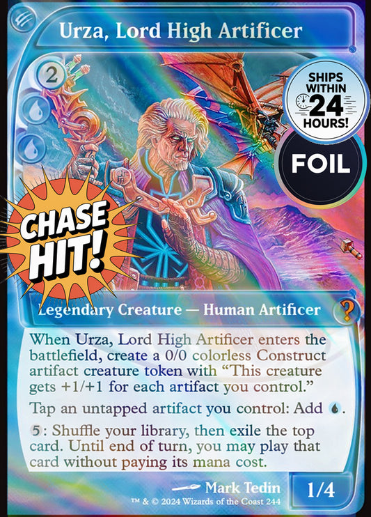 Urza, Lord High Artificer ✨RAINBOW FOIL✨ #244 (Future Sight - MYB2)