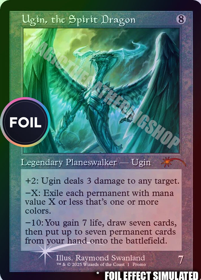 Ugin, the Spirit Dragon (Retro Frame) - MagicFest Cards (MFP)