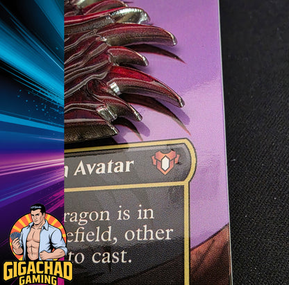 The Ur-Dragon Pin Borderless Mythic 0689 - Magic Con 2023 Barcelona ✨CHASE PIN HIT✨